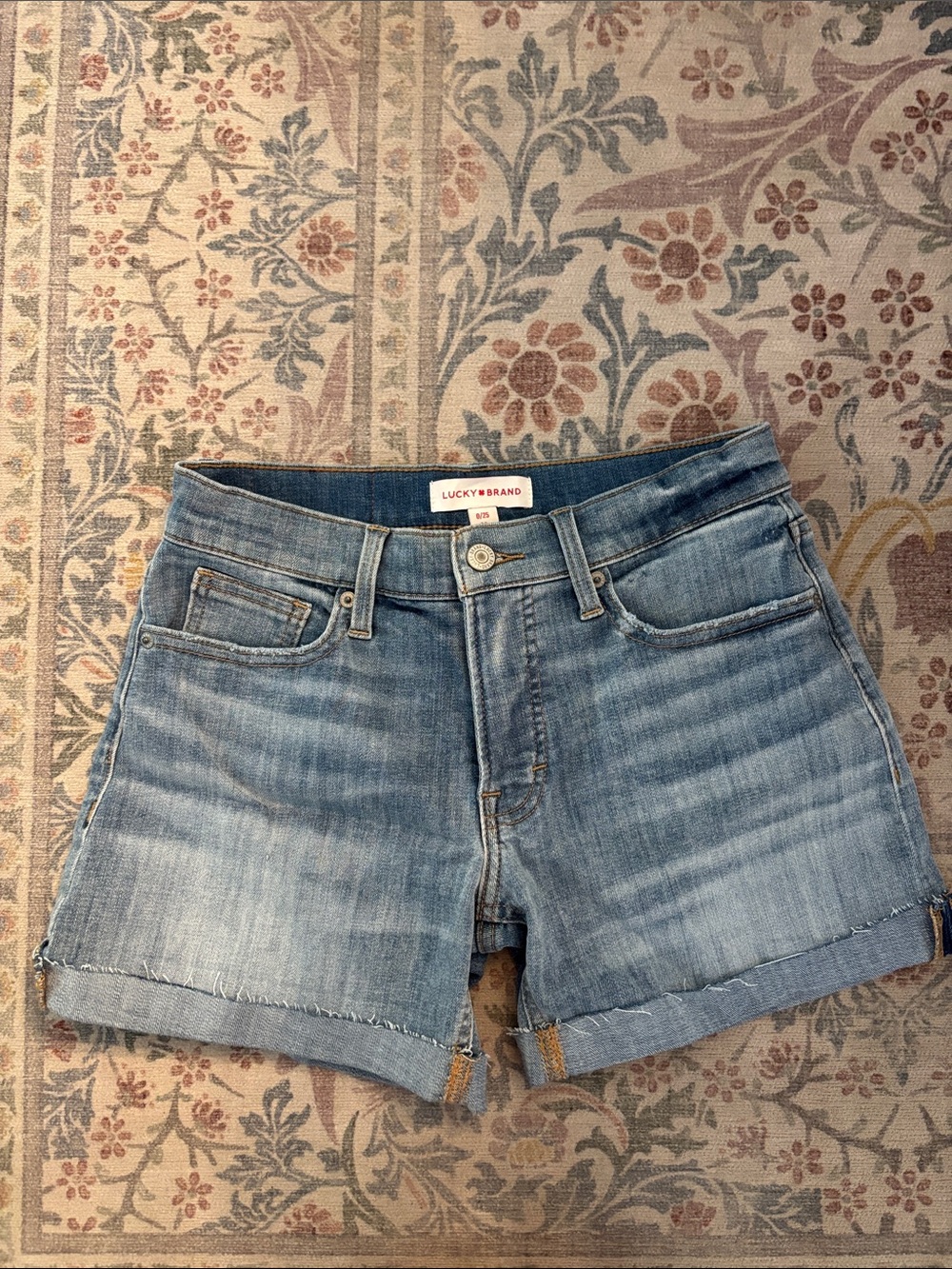 Lucky Brand Light Blue Denim Cutoff Shorts